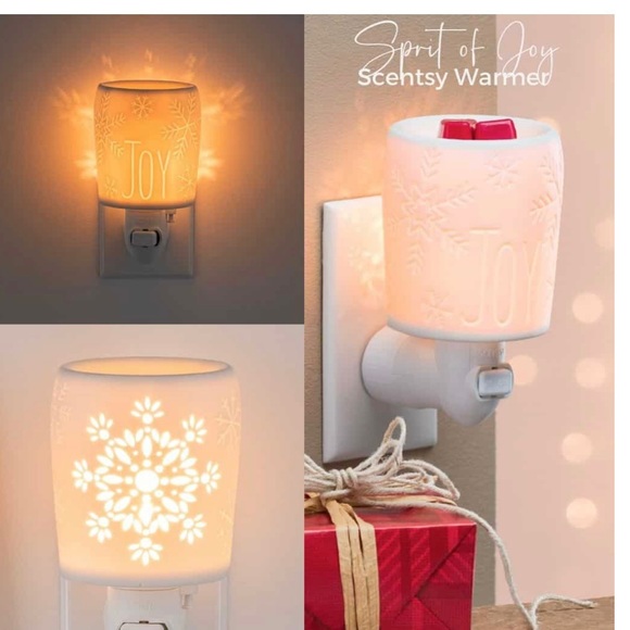 Scentsy Other - Scentsy “Spirit of Joy” Mini Warmer Christmas Winter Decor BRAND NEW *Firm Price